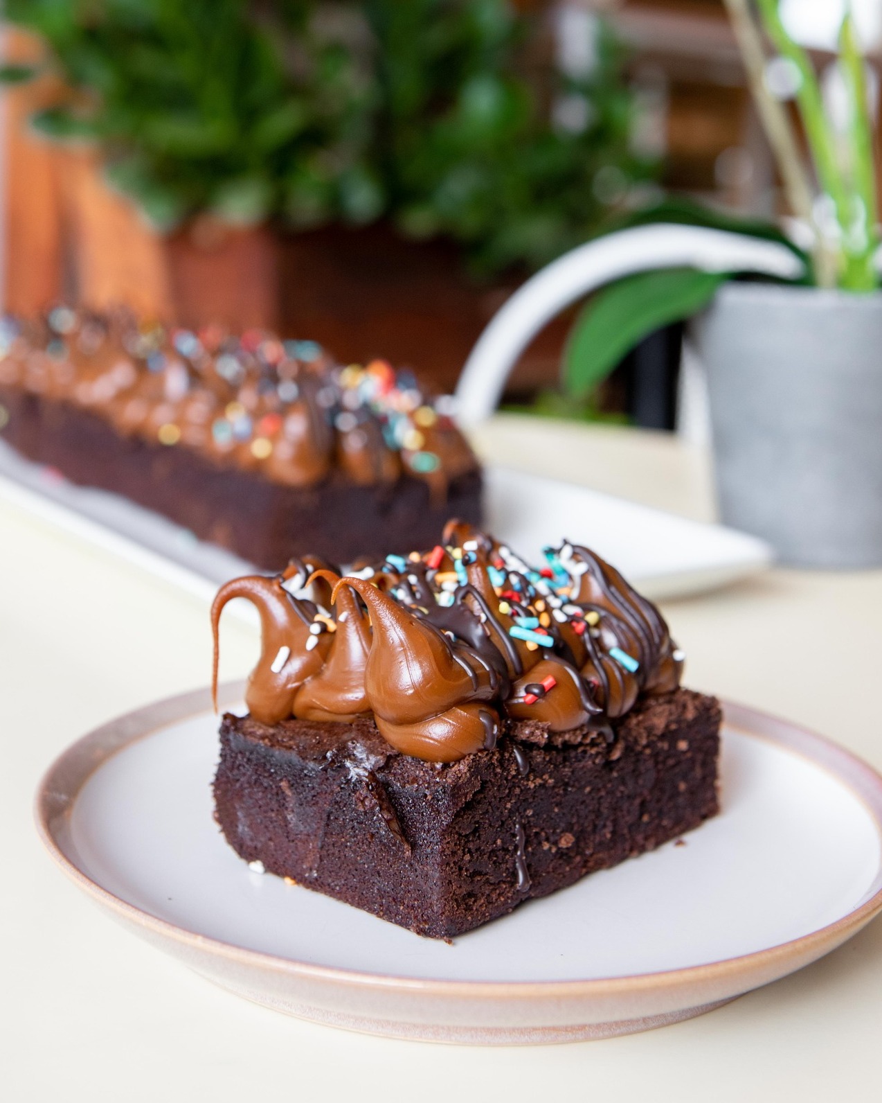 Brownie Dulce De leche 
